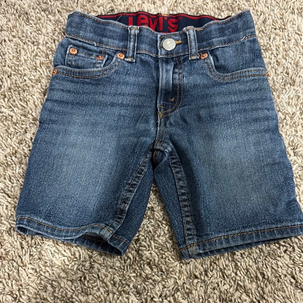 Levi's Blue Denim Shorts Classic Style